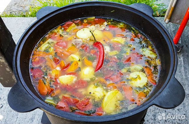 Казан чугунный 12 литров