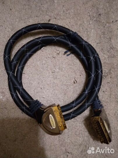 Кабель Hi-Fi аудио/видео RGB scart - scart