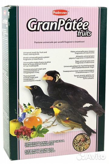 Падован 01920 GranPatee fruits Корм днасекомоядных