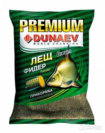 Прикормка dunaev premium 1кг Лещ Фидер