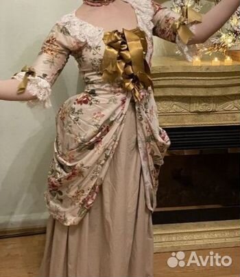 Барокко Старинное платье на бал 46 размер