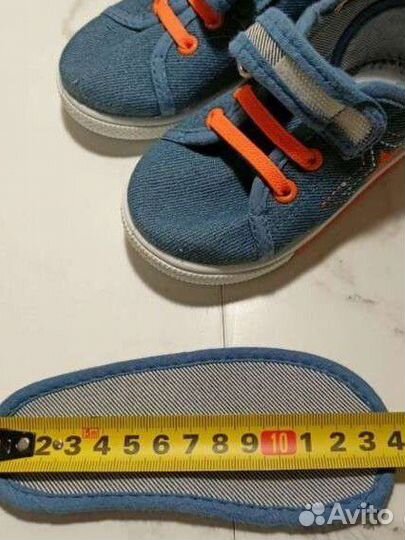 Кеды новые детские Юничел 23 р тканевые для сада