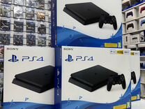 Sony PlayStation 4 Slim 500gb (новая) + 50 игр