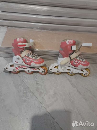 Роликовые коньки детские раздвижные
