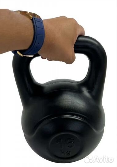 Гиря пластиковая, 16 кг