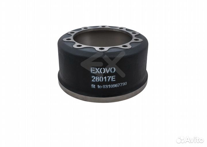 Барабан тормозной 420x180 H227 d290/335 n10x23 BPW