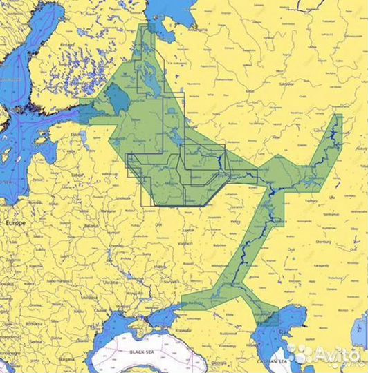 Карта глубин C-MAP RS-Y050 Genesis live