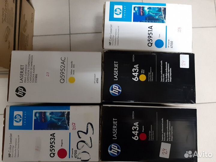 Оригинальные лазерные картриджи