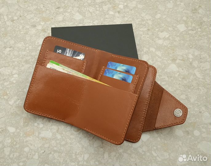 Бумажник (кошелек) для документов (авто) из кожи