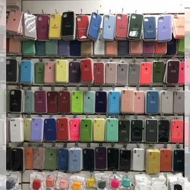 Чехлы Silicone Case и защитные стекла на iPhone