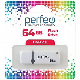 Флэшка 64Gb USB 2.0 компактная PF-C07W064