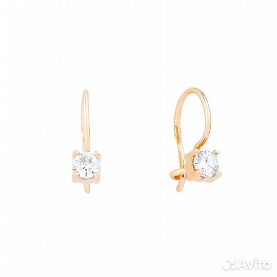 Серьги золотые