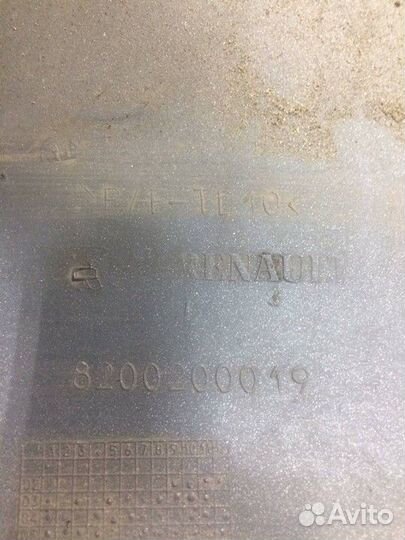 Накладка заднего бампера левая Renault Megane