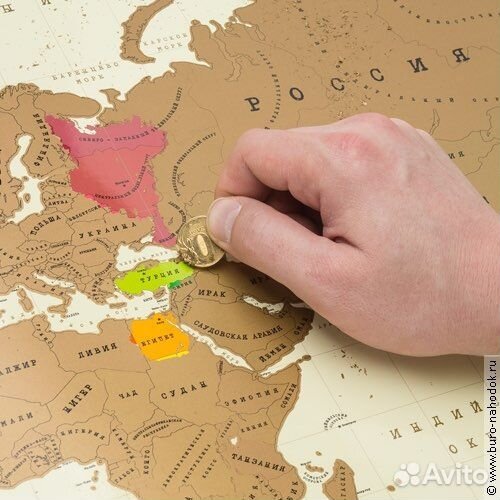 Скретч карта мира