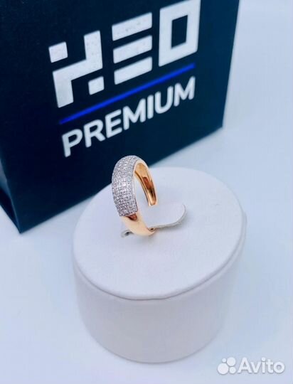 Золотое Кольцо 585 пробы с бриллиантами. Рассрочка
