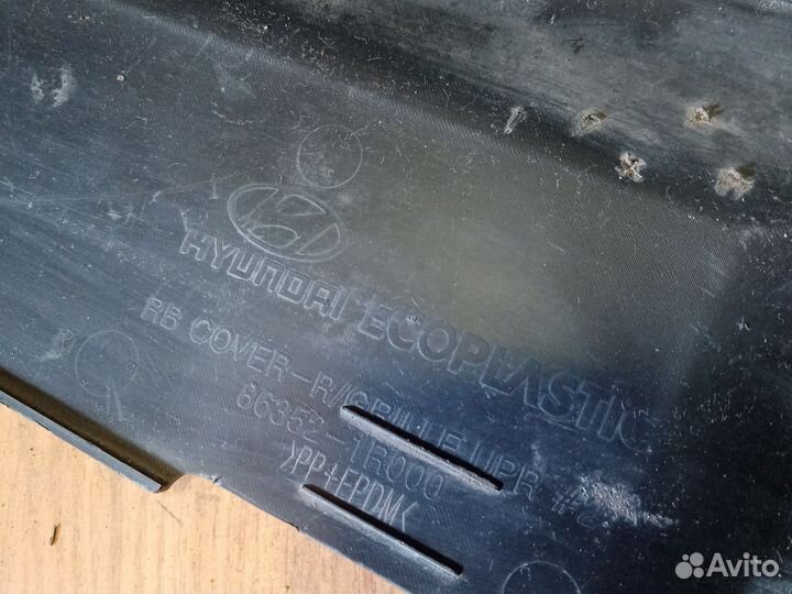 Кожух замка капота hyundai solaris 2013г