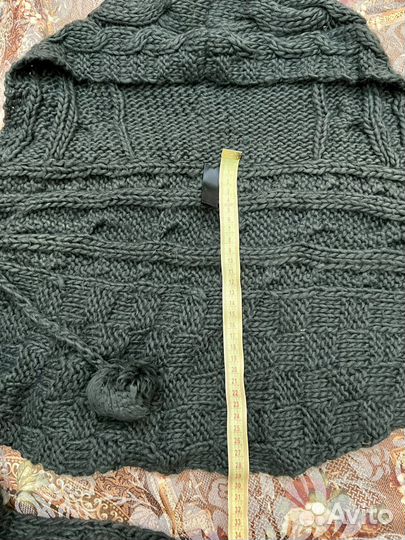 Шарф-капюшон вязаный, новый