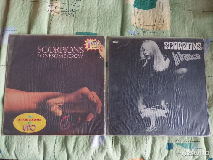 Коллекция виниловых пластинок Scorpions 1972-1988