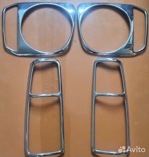 Накладка на фары хром jimny jb23,33,43