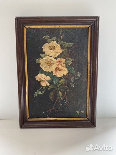 Картина маслом.Винтаж
