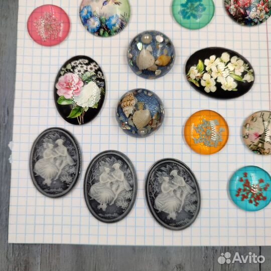 Кабошоны для рукоделия