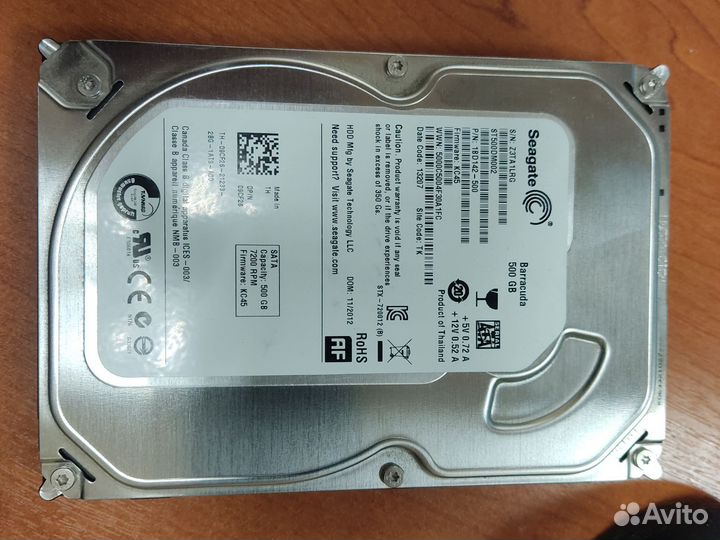 Жесткий диск HDD Seagate 500 Гб