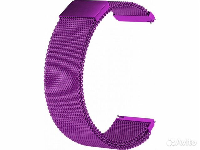 Ремешок металлический Milanese Loop 20мм Фиолет