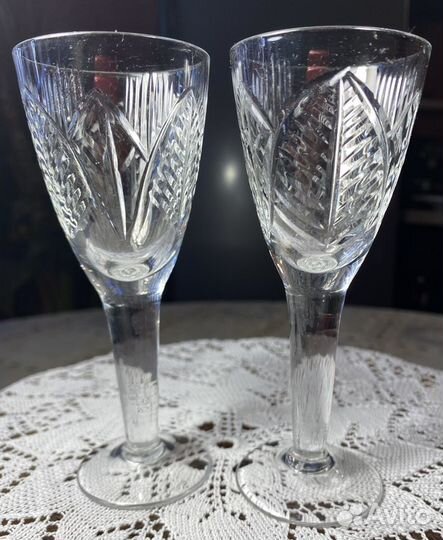 Рюмки,фужеры,вазы,хрустальные СССР