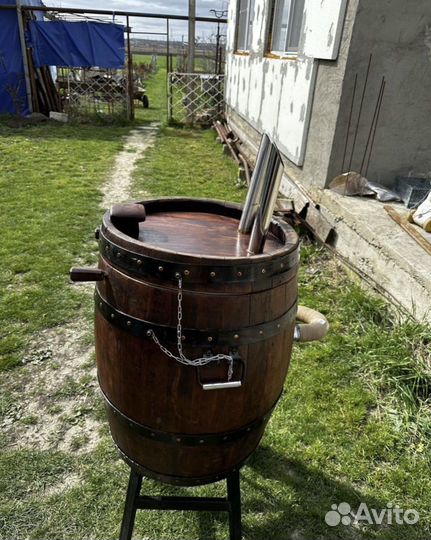 Бочка коптильня