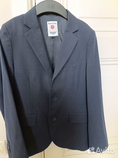 Пиджак школьный для мальчика 140