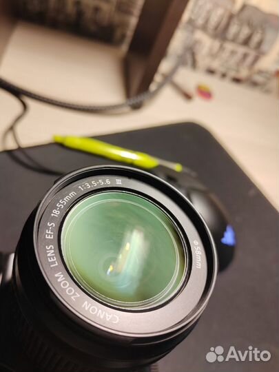 Зеркальный фотоаппарат canon 1100d Kit 18-55