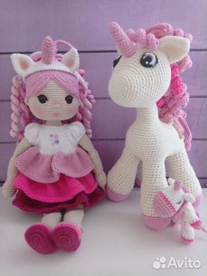 Мягкая игрушка единорог