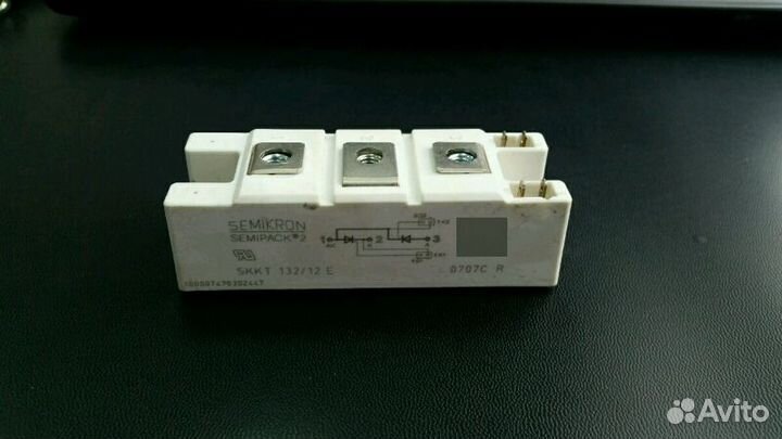 Тиристорный модуль skkt 132/12 E Semikron