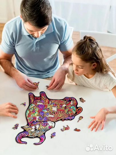 Деревянный пазл Бык (M/163) (Chapa), деталей 163