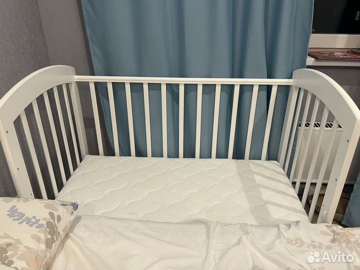 Детская кроватка с универс маятником и ящиком