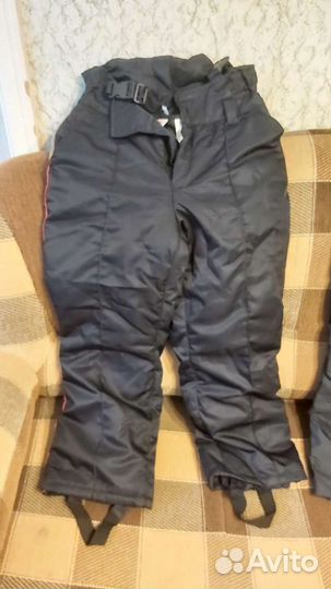 Штаны ватные и ветровлагозащитный костюм