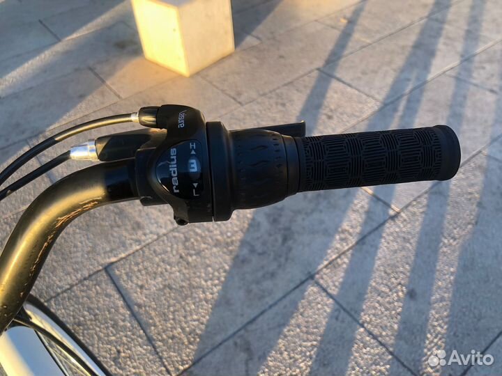 Взрослый на планетарной втулке