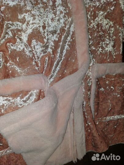 Халат велюровый женский