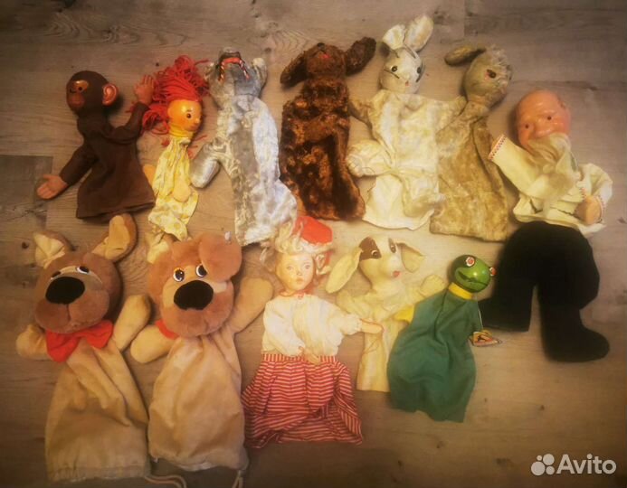 Кукольный театр игрушки на руку СССР