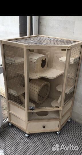 Клетка витрина для шиншиллы хорька дегу крыс
