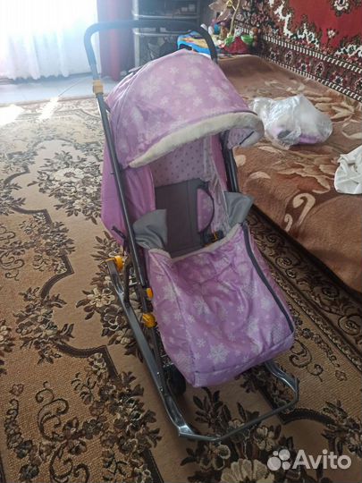 Коляска санки