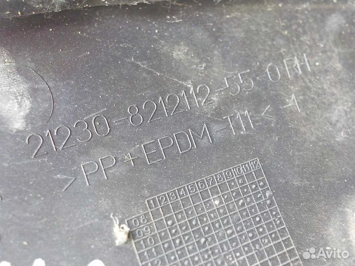 Молдинг крыла передний правый niva chevrolet