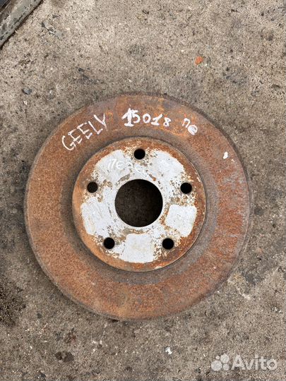 Тормозной диск Geely Emgrand EC7 2009-2016
