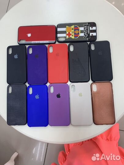 Чехлы на iPhone XS (12 шт)