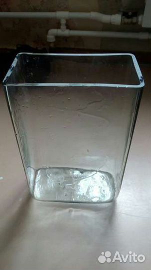 Стеклянные банки от аккумуляторн батареи/аквариум