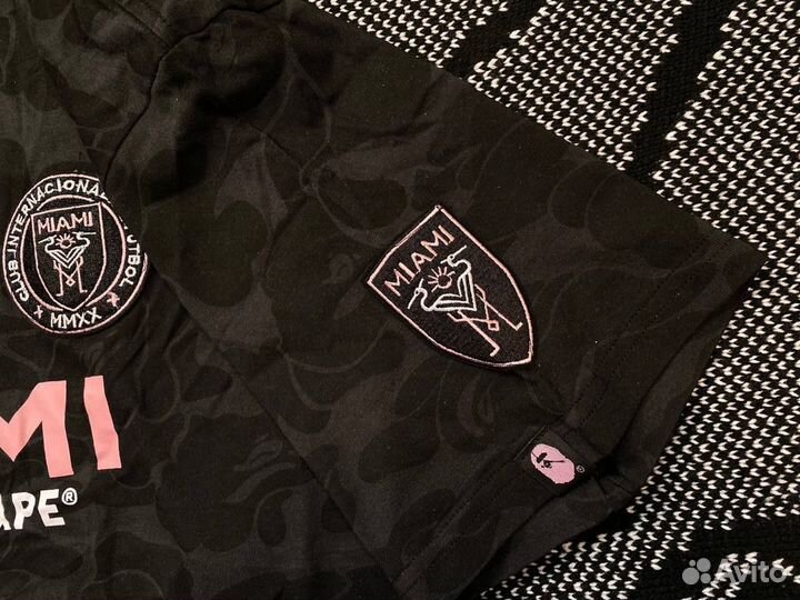 Футболка Bape x Inter Miami черная