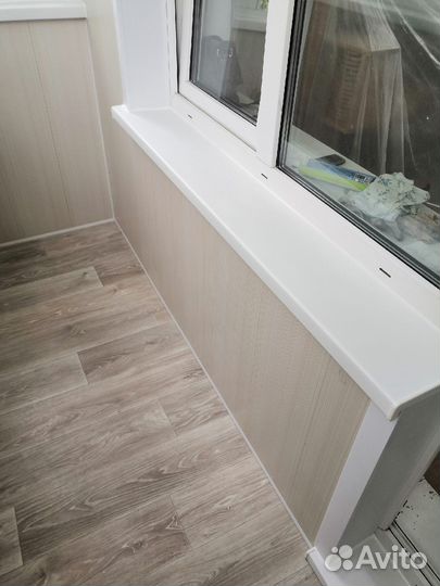 Отделка и остекление балконов под ключ