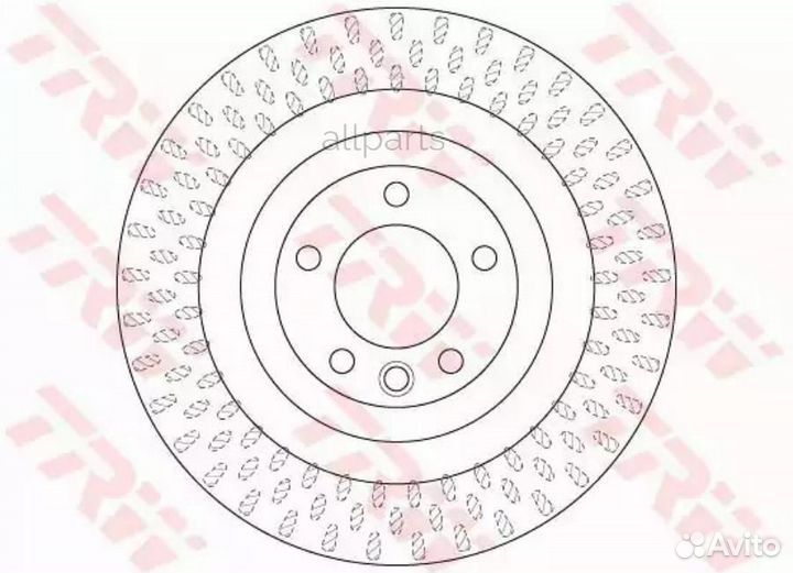 TRW DF6505S Торм.диск зад.вент.365x25 5 отв