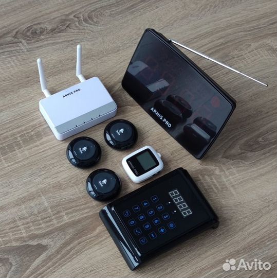 Кнопка вызова официанта модель Премиум, комплект