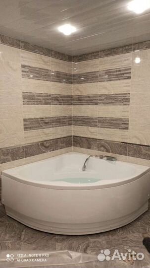 Установка ванн и душ кабин,мебели для ванной комна